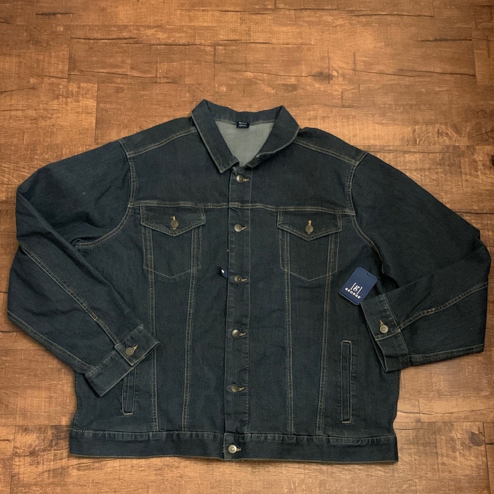 Mens George stretch denim jacket